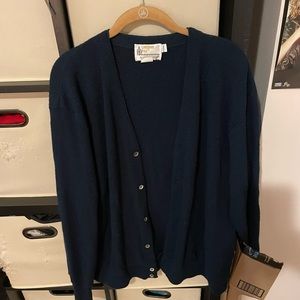 Navy blue cardigan